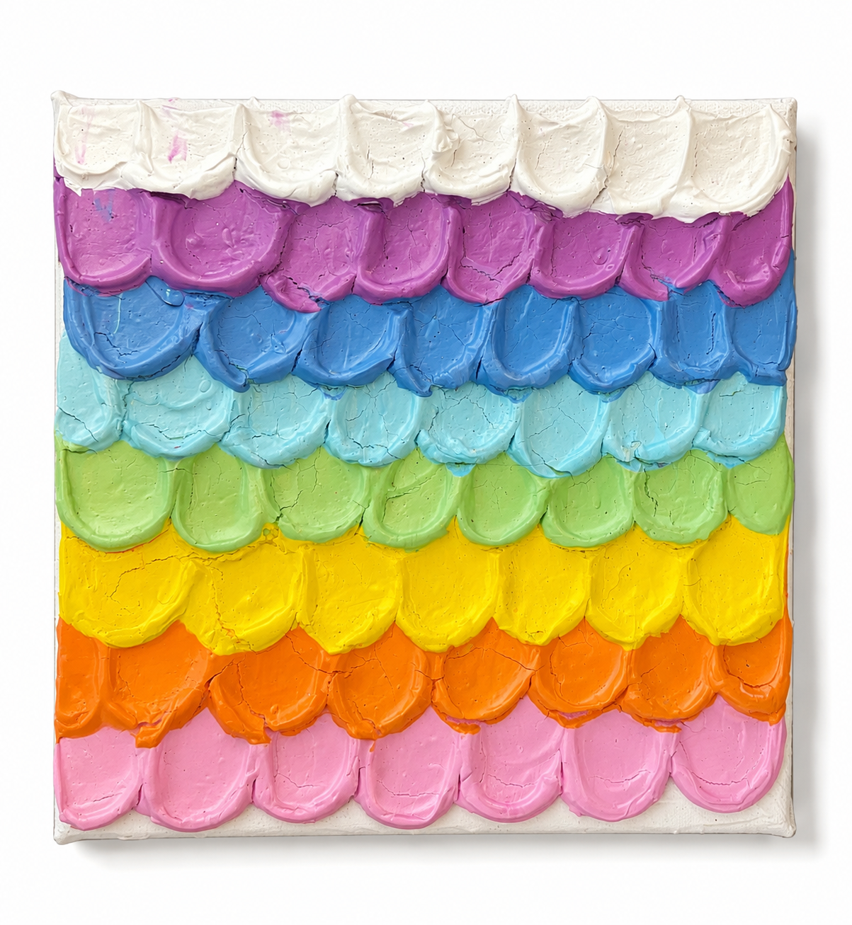 Rainbow Scallop Painting