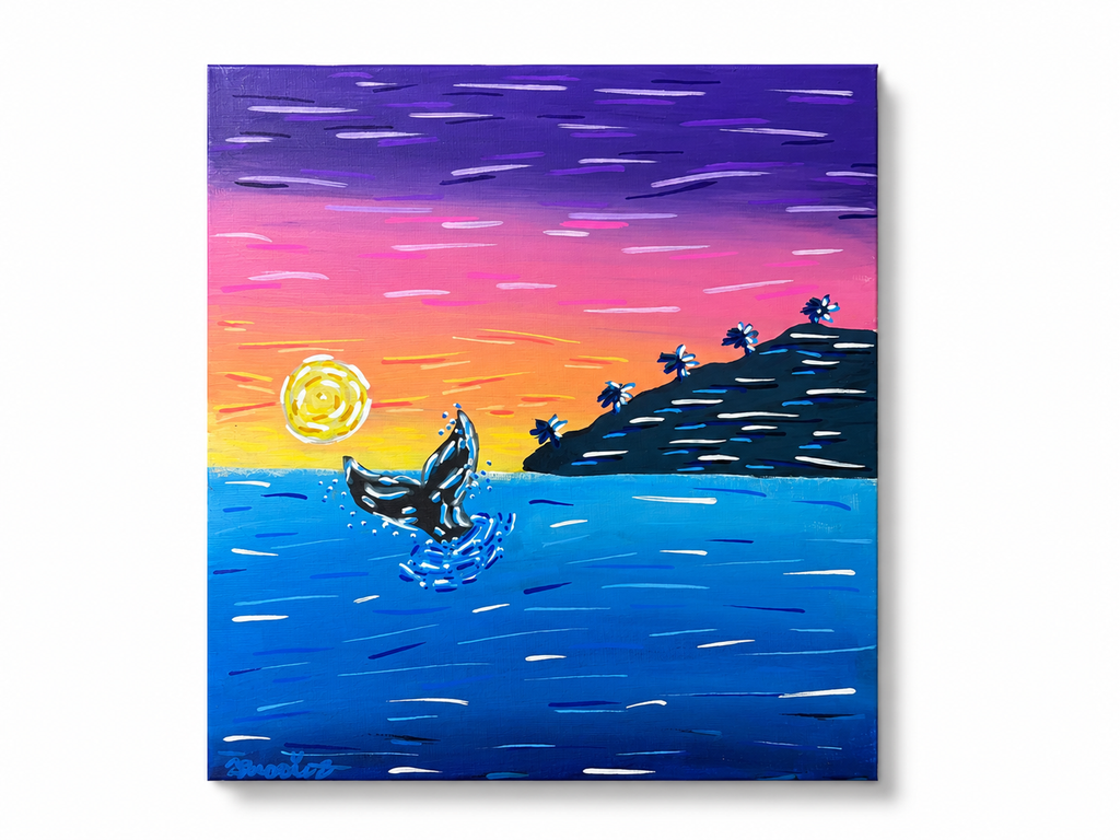 Sunset Ocen Painting