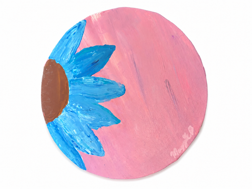 Blue Sun Flower