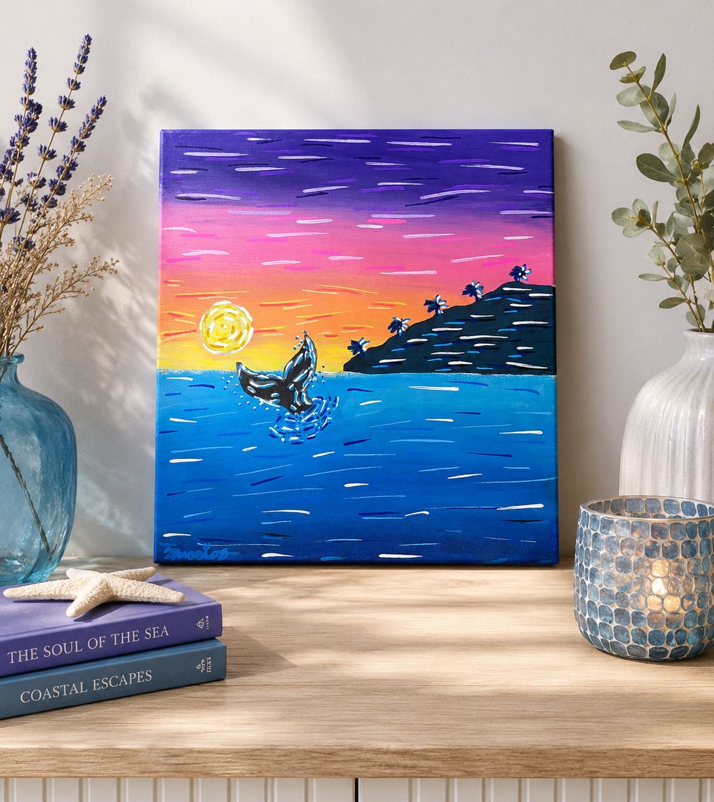 Sunset Ocen Painting